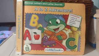 LeapFrog Little Touch LeapPad Learning System  A to Z Adventure [upl. by Laen]