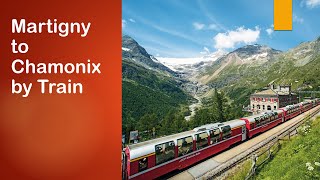 MontBlanc Express Martigny to Chamonix by Train  Switzerland to France [upl. by Henrietta]