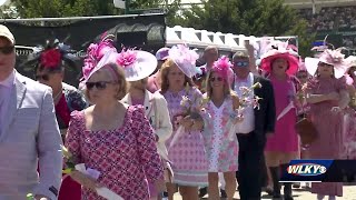 Kentucky Oaks 149 Fashion at the track [upl. by Datha945]