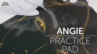 Angie Microblading Practice Pad [upl. by Reinal910]