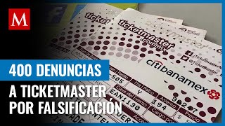 Profeco recibe 400 denuncias contra Ticketmaster por falsificación de boletos [upl. by Morra431]