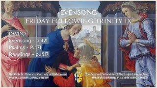 Evensong for Ss Joachim and Anne [upl. by Yzzo]