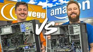 Amazon vs Newegg Prebuilt Gaming PC Challenge [upl. by Angelika]