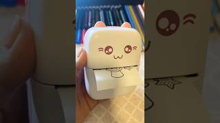 Coloring using a portable printer paper snowman portableprinter [upl. by Yhtuv43]