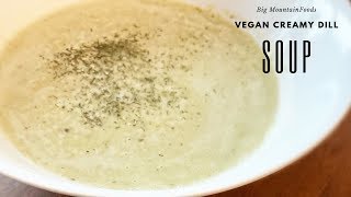 QUICK AND EASY VEGAN CAULIFLOWER CELERY SOUP [upl. by Solrak]