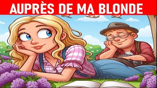 AUPRÈS DE MA BLONDECOMPTINEchanson avec paroles [upl. by Morita87]