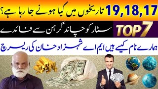 Benefits for Top 7 Luckiest Zodiac Signs  Biggest Moon Eclipse  By  Astrologer MA Shahzad khan [upl. by Nnylhsa633]