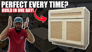 How to build cabinets in ONE day  Easy DIY cabinets for beginners [upl. by Desimone]