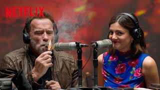 Arnold Schwarzenegger Tries ASMR  FUBAR  Netflix [upl. by Nilyak949]