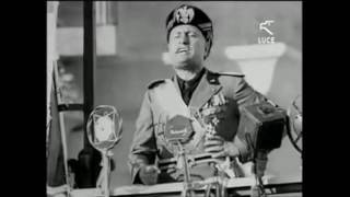 Dwights Mussolini speech as Mussolini [upl. by Reger]