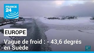 Vague de froid en Europe   436 degrés en Suède • FRANCE 24 [upl. by Hewet789]