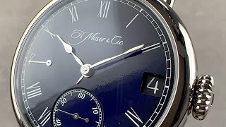 H Moser amp Cie Heritage Perpetual Calendar Limited Edition 88000203 H Moser amp Cie Watch Review [upl. by Anirtak]