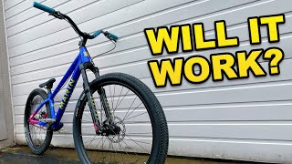 Can You Turn A Dirt Jumper Into A Street Trials Bike [upl. by Jeniece]