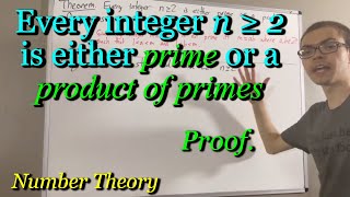 Every integer greater than 1 is prime or a product of primes Proof ILIEKMATHPHYSICS [upl. by Melonie]