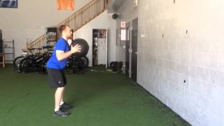 Standing Medicine Ball Chest Pass  Viking Strength Systems [upl. by Dominique920]