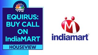 Equirus Initiates Coverage on IndiaMART March 2025 Target of Rs 3180  CNBC TV18 [upl. by Laicram]