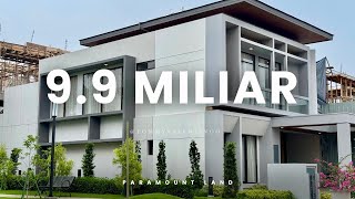 GRAND MENTENG paramount land 12x25 rumah mewah gading serpong master bedroom super luas [upl. by Loferski]