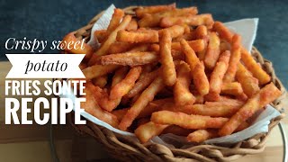 Crispy Sweet Potato Fry Recipe Mangalore Sonte Recipe Evening Snack Recipe [upl. by Brandon]