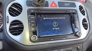 VW tiguan car cinema OEM LM S90 NAVI DVD USB by ihosynthesigr [upl. by Abramo]