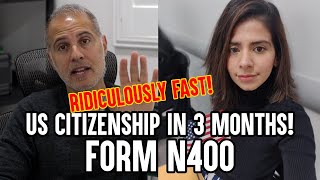 US Citizenship in 3 Months  Filing Form N400  Experience and Timeline  USA Passport [upl. by Cissiee]