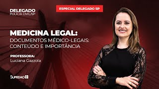 Documentos MédicoLegais Conteúdo e Importância  Profª Luciana Gazzola [upl. by Llertram]