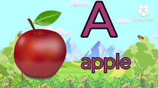 A for Apple  B for ball  phonics song  toddler learning video  a to Z  abcd alphabet  kids [upl. by Brigette]