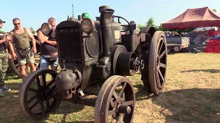 Accensione Super Orsi testa calda e sfilata  Hot bulb tractor start up and parade  Campodoro 2023 [upl. by Hoagland185]