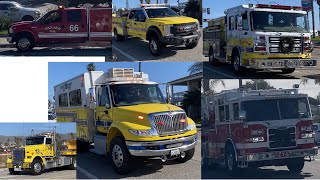 January Compilation— ALL Response Videos Fire Trucks Police VCFD units amp MORE vcfd [upl. by Dranoel]