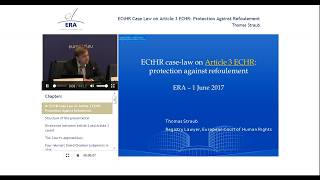 ECtHR Case Law on Article 3 ECHR Protection Against Refoulement [upl. by Notserp]