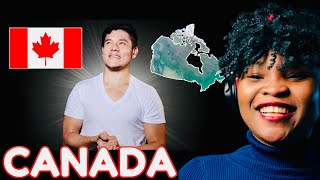 African Learning About Canada through Geography Now Canada  Reaction [upl. by Ramsden90]