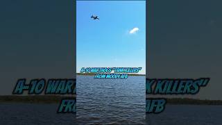 A10 Warthogs Buzz My Tower a10warthog kayakangler [upl. by Landy]