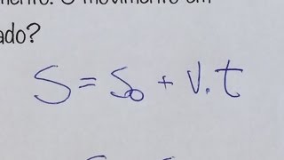 FBNET  Cn2  Função horária da posição de um móvel em movimento retilíneo uniforme  MRU [upl. by Tyrone]