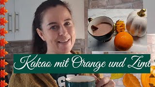 Heiße Schokolade mit Orange🍊 und ZimtEinfach nur himmlisch😋😋Unbedingt mal ausprobieren 💜 [upl. by Annekim]