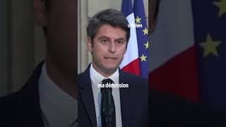 Le Premier ministre Gabriel Attal annonce qu’il remettra « lundi matin sa démission » à Macron [upl. by Verada169]