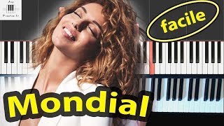 Tal  Mondial  tutorial Piano FACILE [upl. by Cyd]