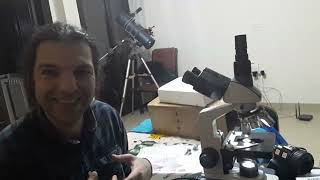 Full And Complete Review of AmScope T120 Compound Microscope [upl. by Lissie]