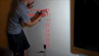 Easy Way to Fish Wires in Wall amp locate Studs [upl. by Gannes849]