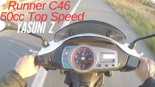 Gilera Runner SP 50 Top Speed amp Acceleration Yasuni Z 100 kmh [upl. by Novoj]