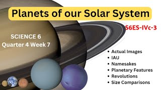 Compare the planets of the solar system Taglish Part 1 [upl. by Yankee]