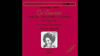 Renata Tebaldi live in LaTraviata with bis after quotAmami Alfredoquot Firenze 1956 [upl. by Marinna]