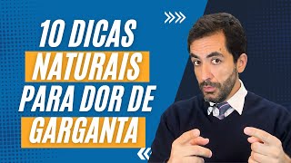 Como melhorar a dor de garganta de forma natural [upl. by Yaj]