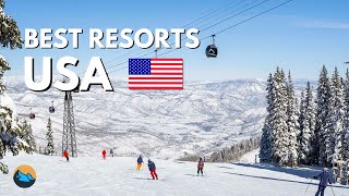 Top 10 Ski Resorts in the US  202324 [upl. by Moreen]