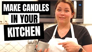 Making Candles at Home Full StepbyStep Tutorial [upl. by Aihppa37]