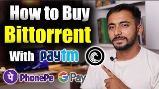 How to Buy Bittorrent Coin BTTC with Paytm Phonepay Gpay  Buy with Rs 100 Only  Crypto Update [upl. by Akirrehs]