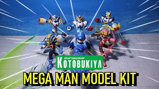 MEGA MAN STOP MOTION  KOTOBUKIYA MODEL KITS 2  megaman megamanx battlenetwork stopmotion [upl. by Higgins]