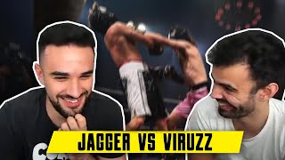 ILLOJUAN Y ANDRES REACCIONAN AL COMBATE DE JAGGER VS VIRUZZ LA VELADA DEL AÑO [upl. by Kenney]