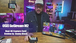 GoStream M2 Dual 4K USB 30 HDMI Capture Card Review by MrBlack DannyBlack [upl. by Lyris585]