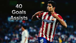 Diego Costa  All 40 Goals amp Assists in 201314  Classic Ballers [upl. by Placeeda]