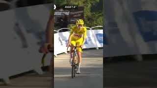 A man made to make history 💛 Pogacar wins Stage 20 and will be crowned Tour de France champion 👑 [upl. by Grekin]