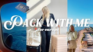 THE ULTIMATE PACK WITH ME packing for a month in europe travel tips beis luggage review [upl. by Augusto134]